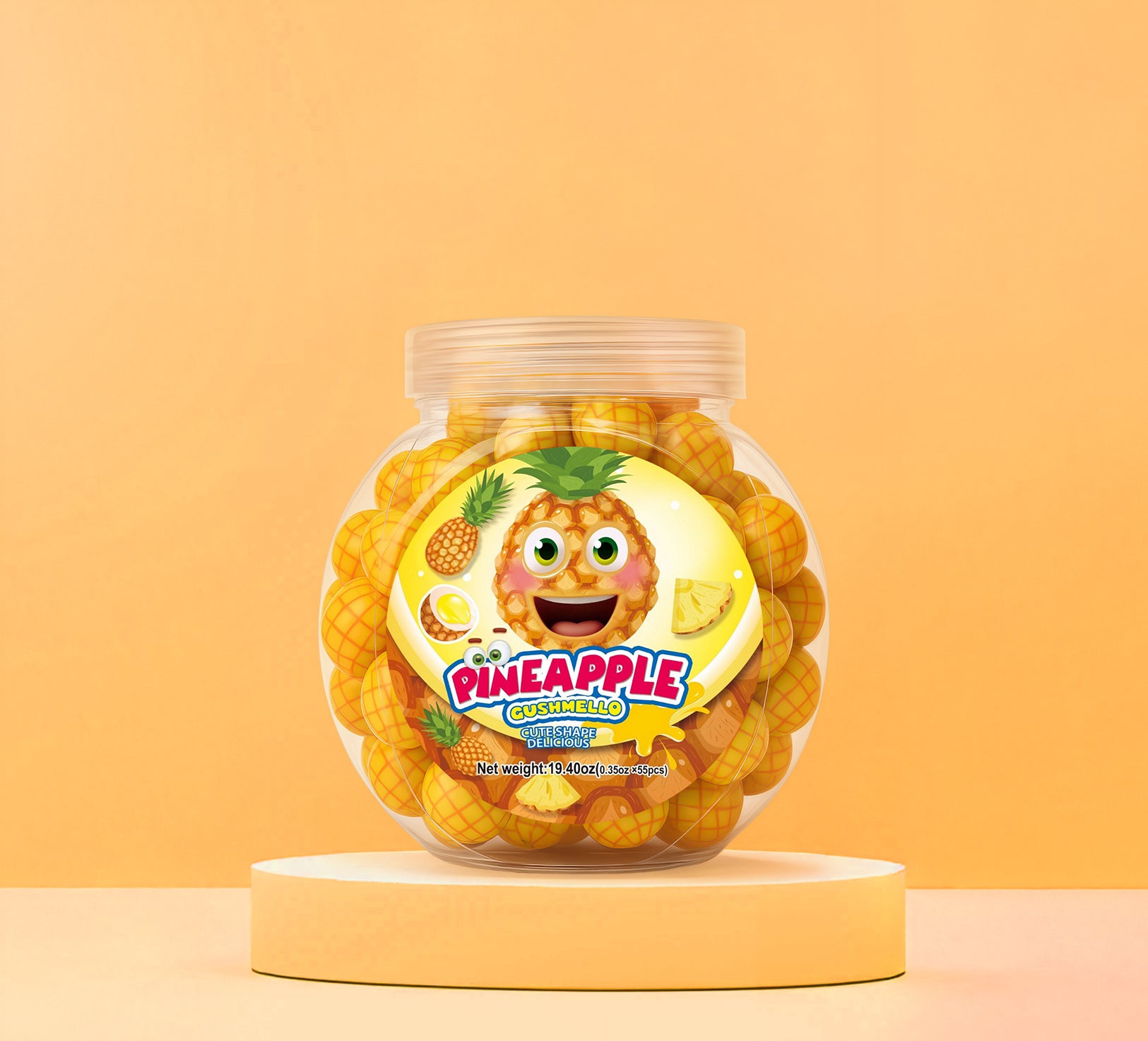 Zoomi Gushmello™ - Pineapple Jar Zoomi Gushmello™ - Pineapple Jar