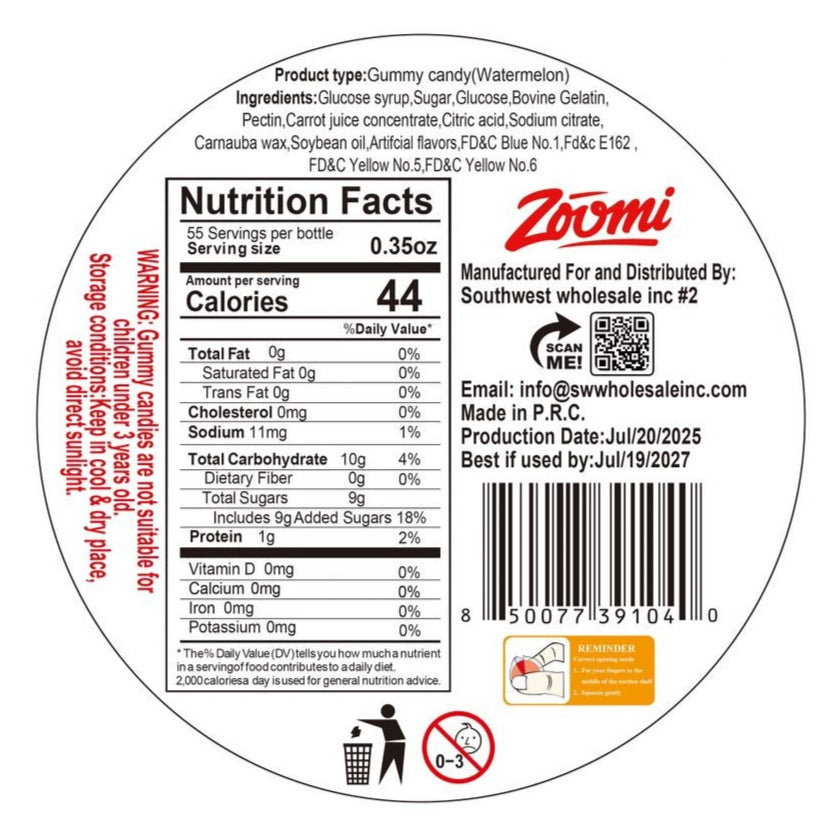 Zoomi Gushmello™ - Watermelon Jar Zoomi Gushmello™ - Watermelon Jar