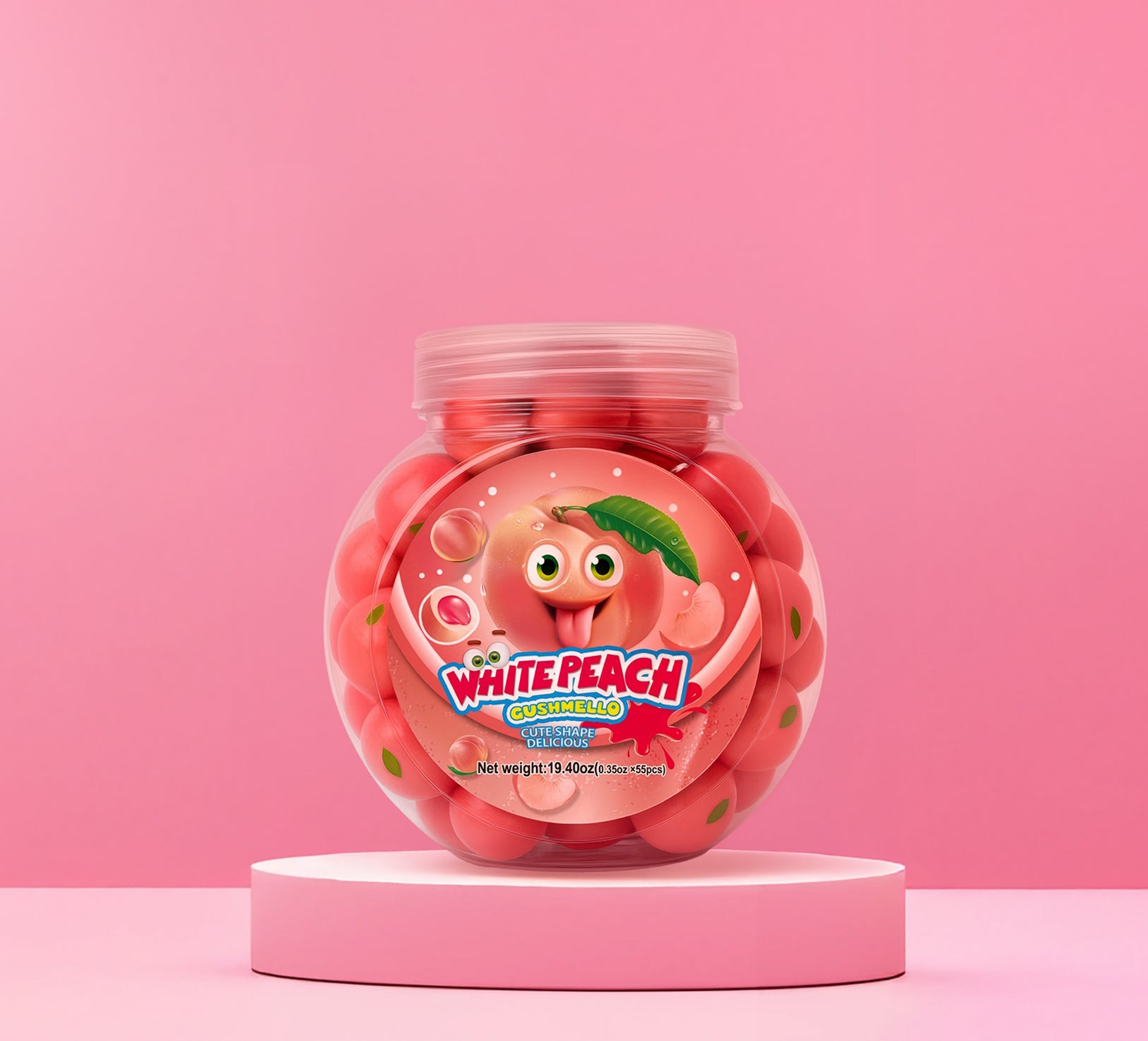 Zoomi Gushmello™ - White Peach Jar