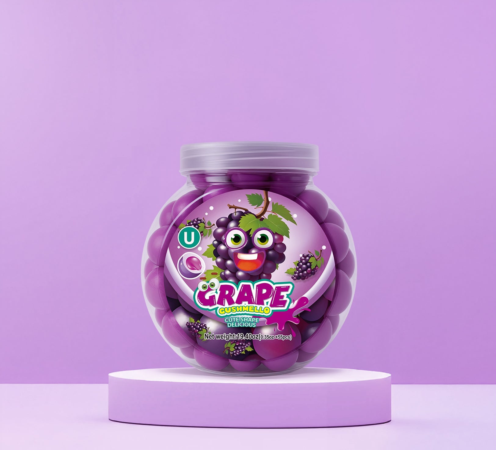 Zoomi Gushmello™ - Grape Jar