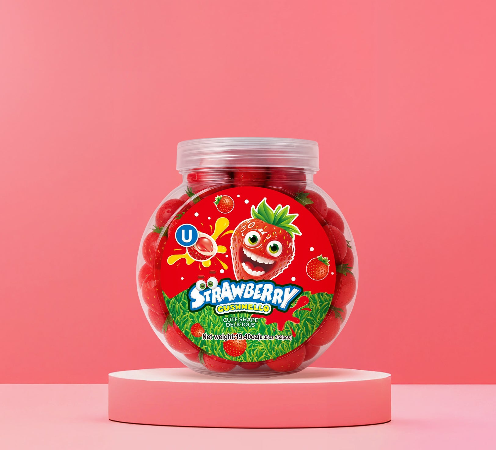 Zoomi Gushmello™ - Strawberry Jar